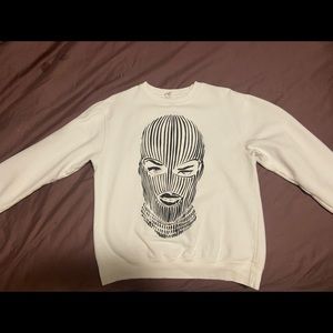 Badwood white OG crew neck